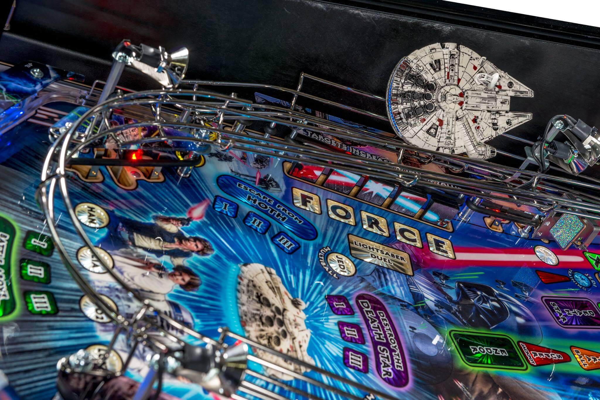 Star Wars Premium Comic Art Pinball Machine by Stern - Image 7
