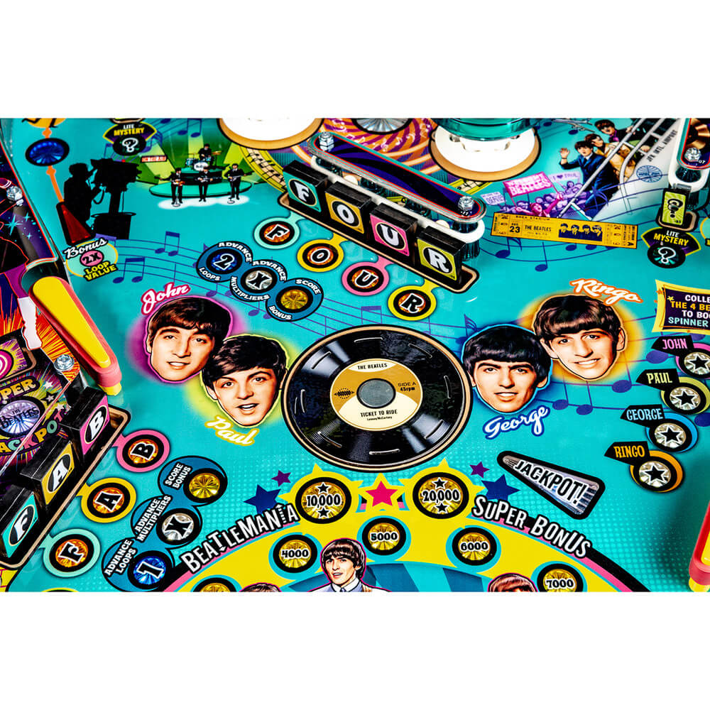 The Beatles Gold Edition Pinball Machine by Stern - Image 7