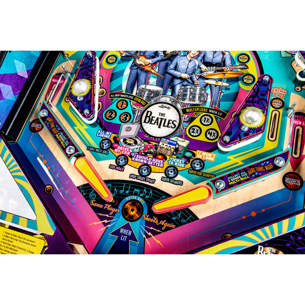 The Beatles Gold Edition Pinball Machine by Stern - Image 6