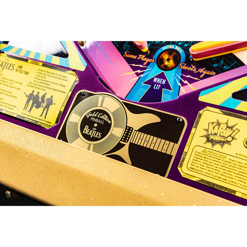 The Beatles Gold Edition Pinball Machine by Stern - Image 4