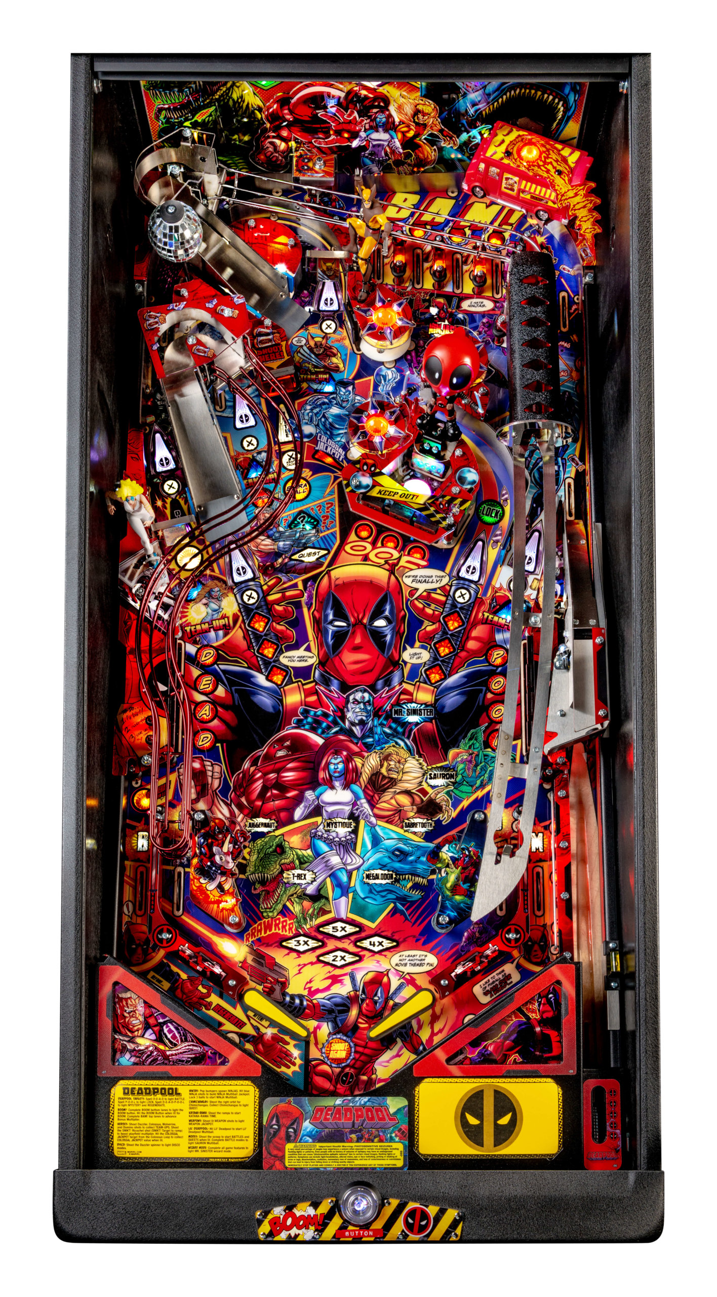 Deadpool Premium Pinball Machine by Stern - Image 4