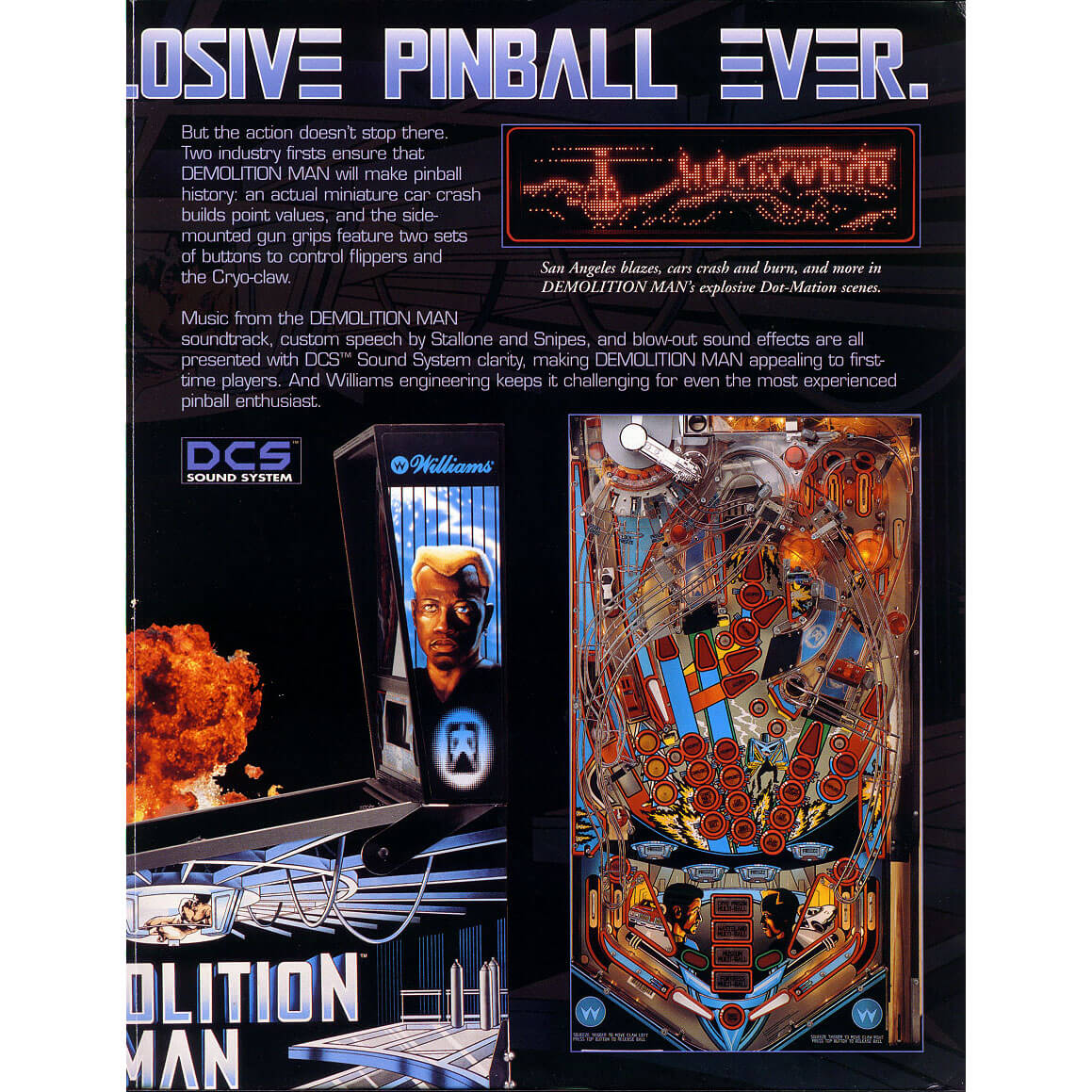 Demolition Man Pinball Machine by Williams - Image 6