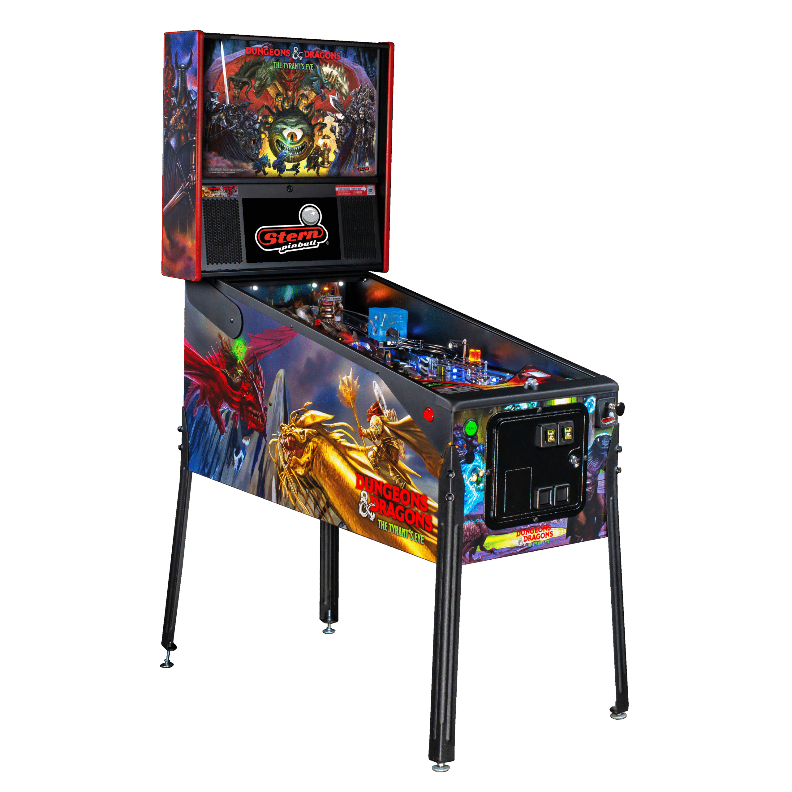 Dungeons & Dragons: The Tyrant’s Eye Premium Pinball Machine by Stern