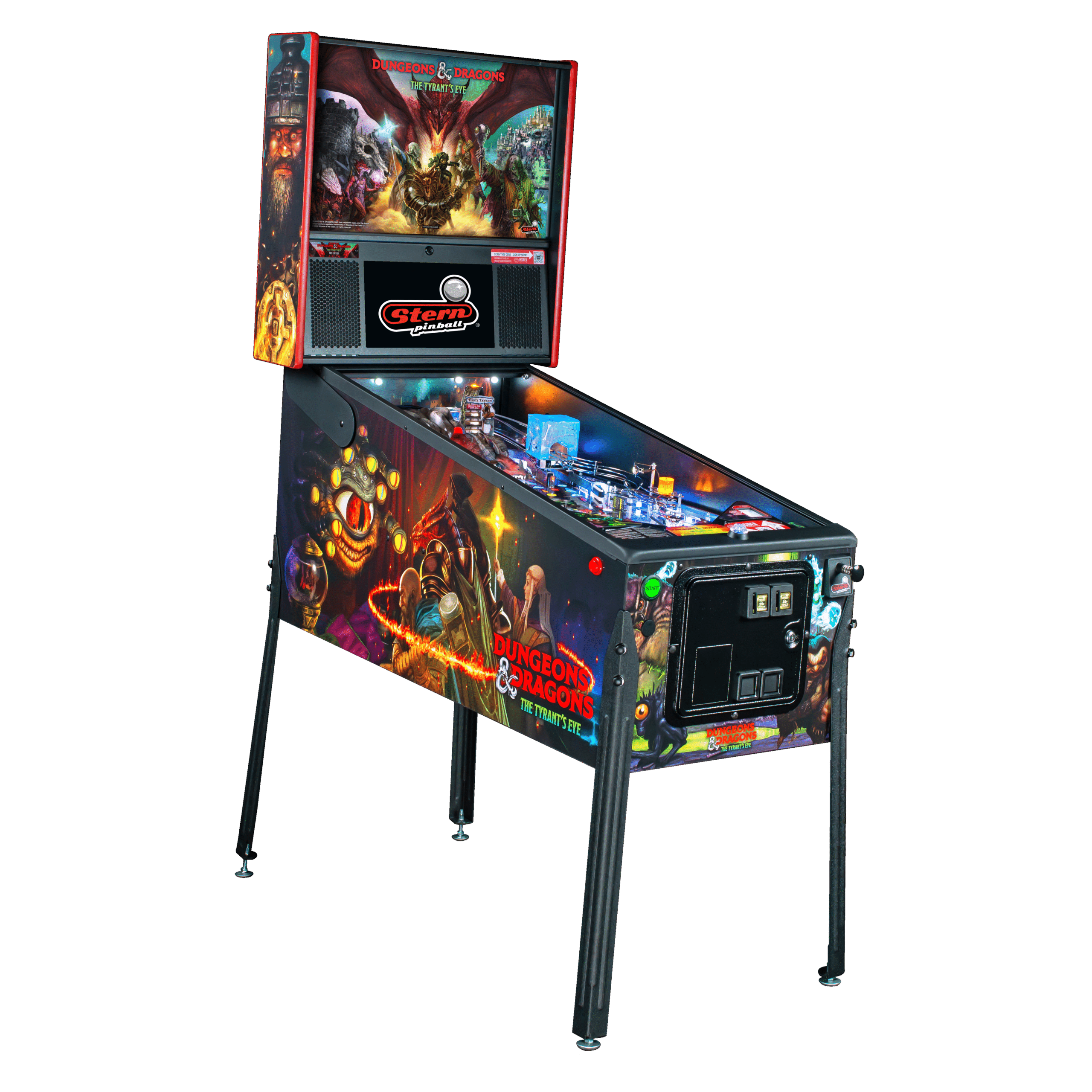 Dungeons & Dragons: The Tyrant’s Eye Pro Pinball Machine by Stern