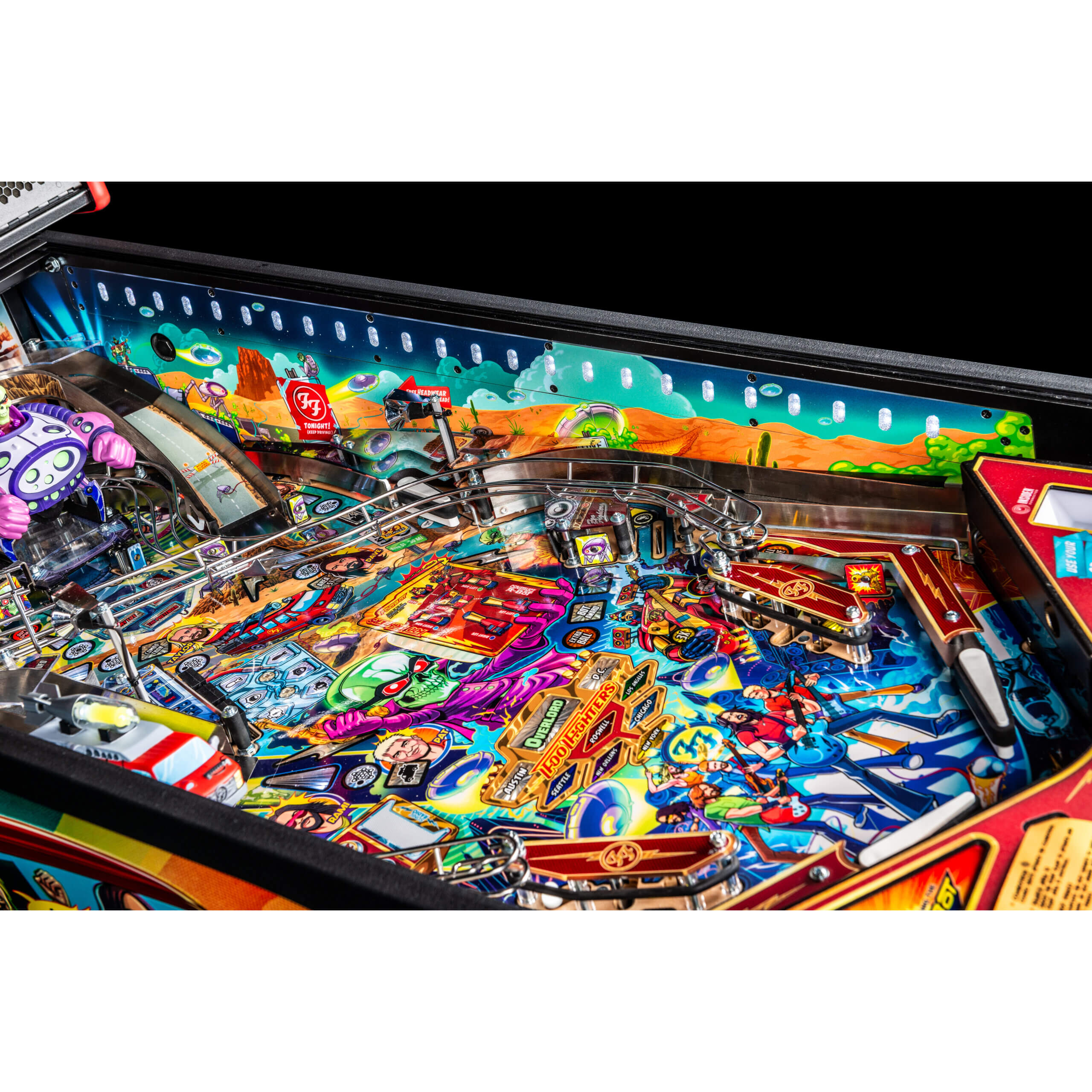 Foo Fighters Pinball Cabinet Expression Lights Accessory - Image 4