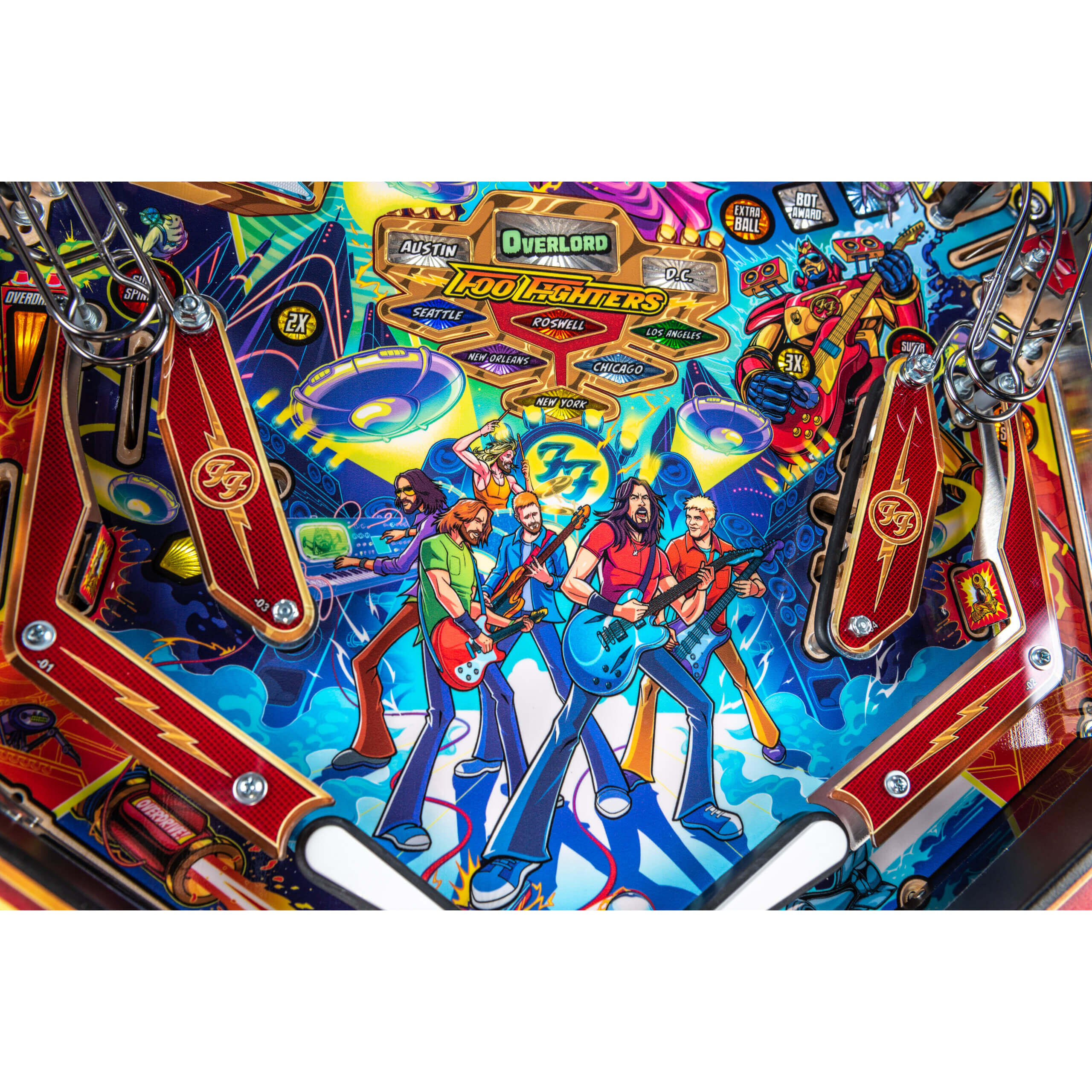 Foo Fighters Premium Pinball Machine by Stern - Image 5