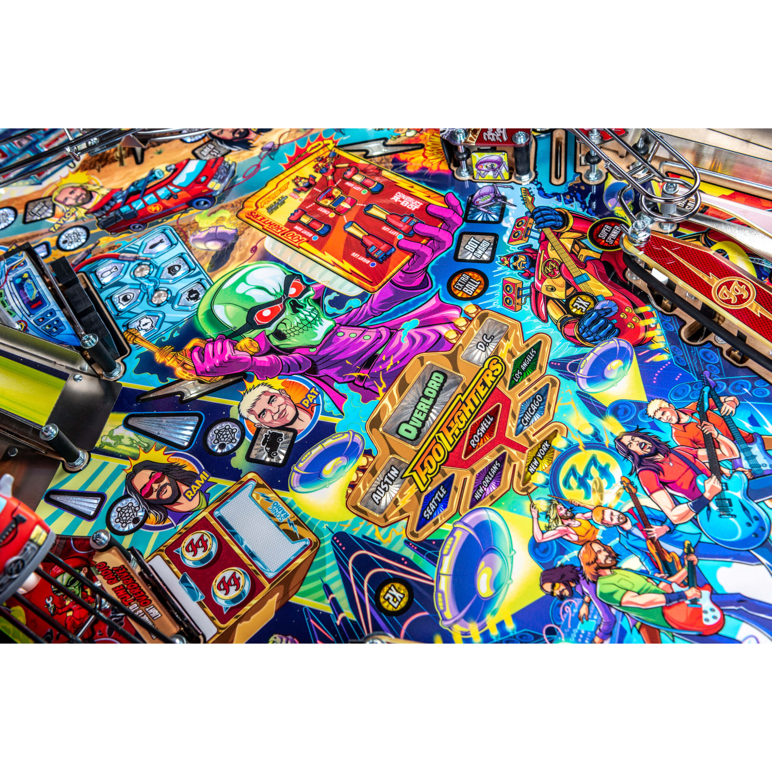 Foo Fighters Premium Pinball Machine by Stern - Image 6