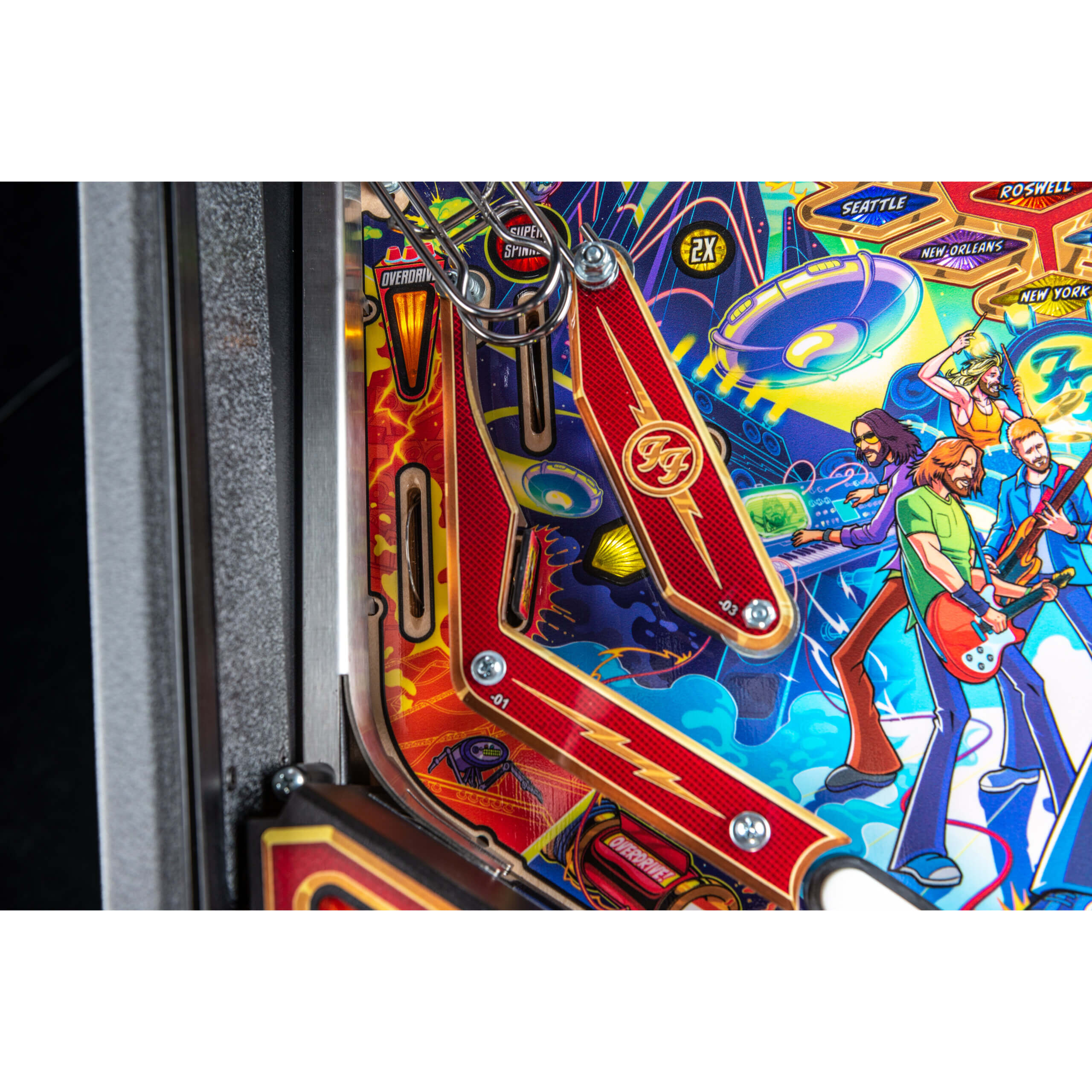 Foo Fighters Premium Pinball Machine by Stern - Image 7