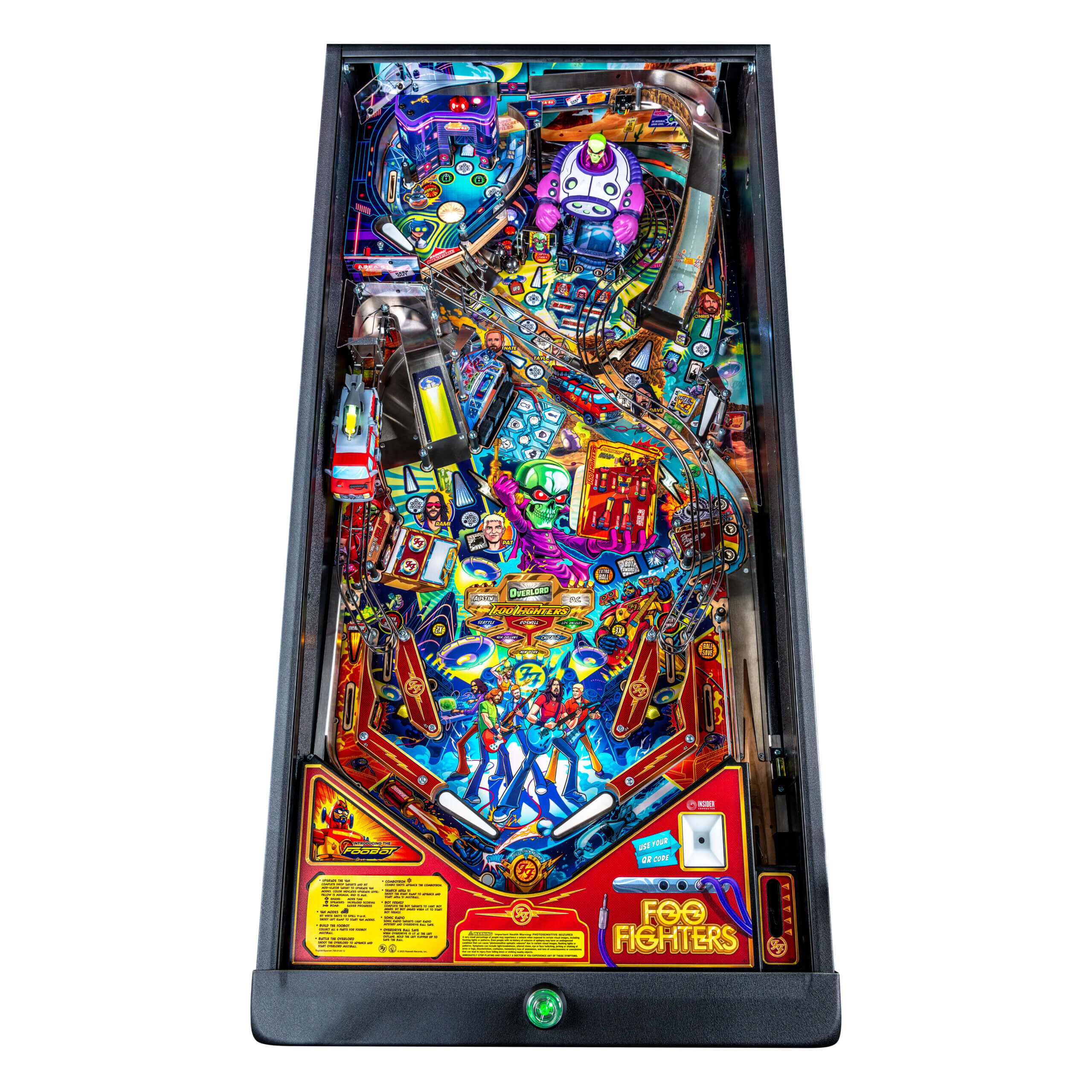 Foo Fighters Premium Pinball Machine by Stern - Image 3