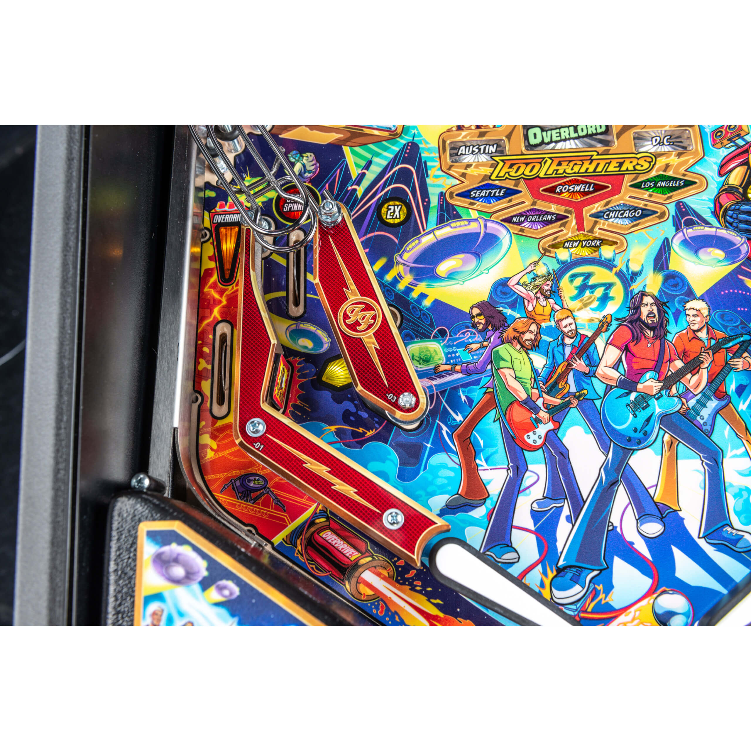 Foo Fighters Pro Pinball Machine by Stern - Image 6