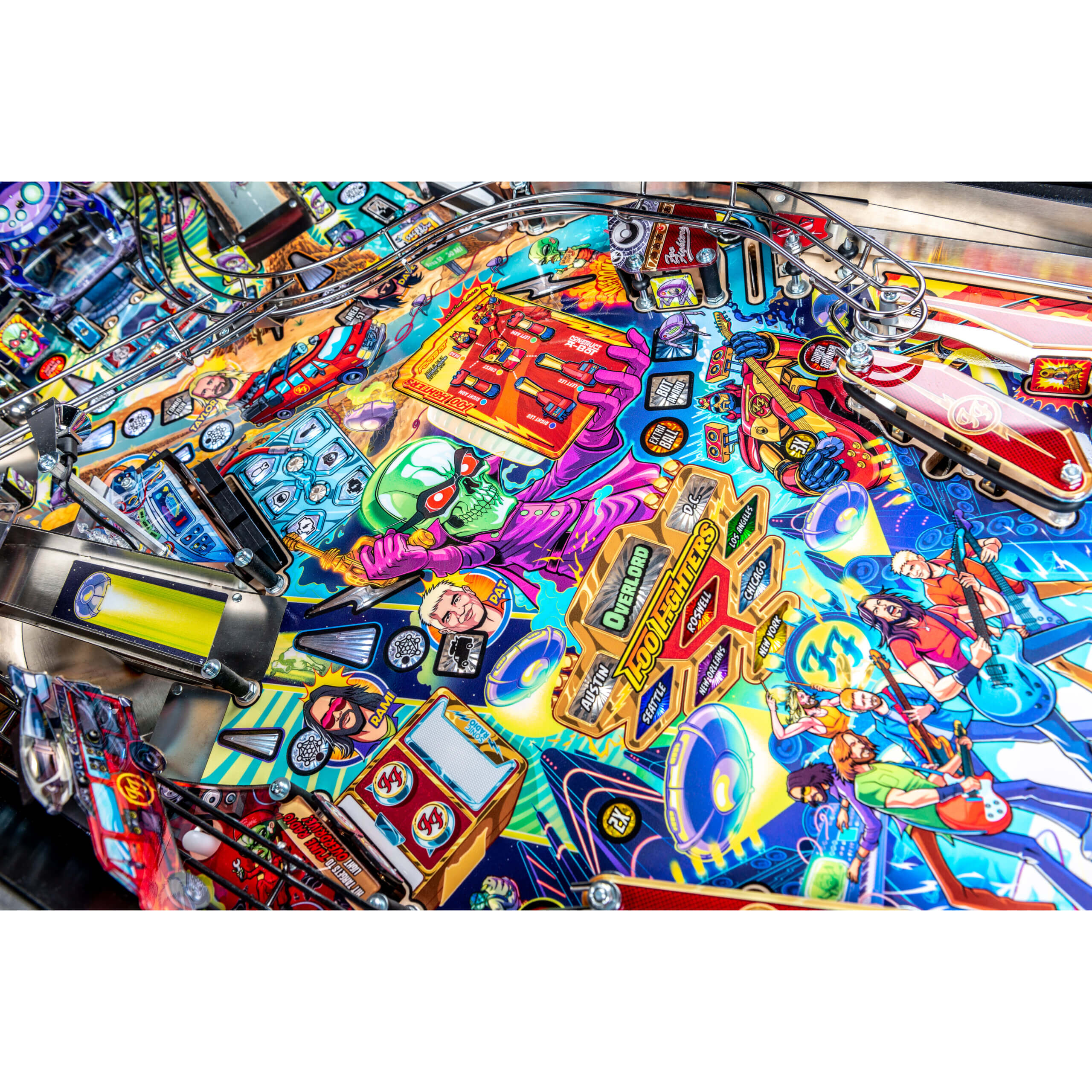 Foo Fighters Pro Pinball Machine by Stern - Image 7