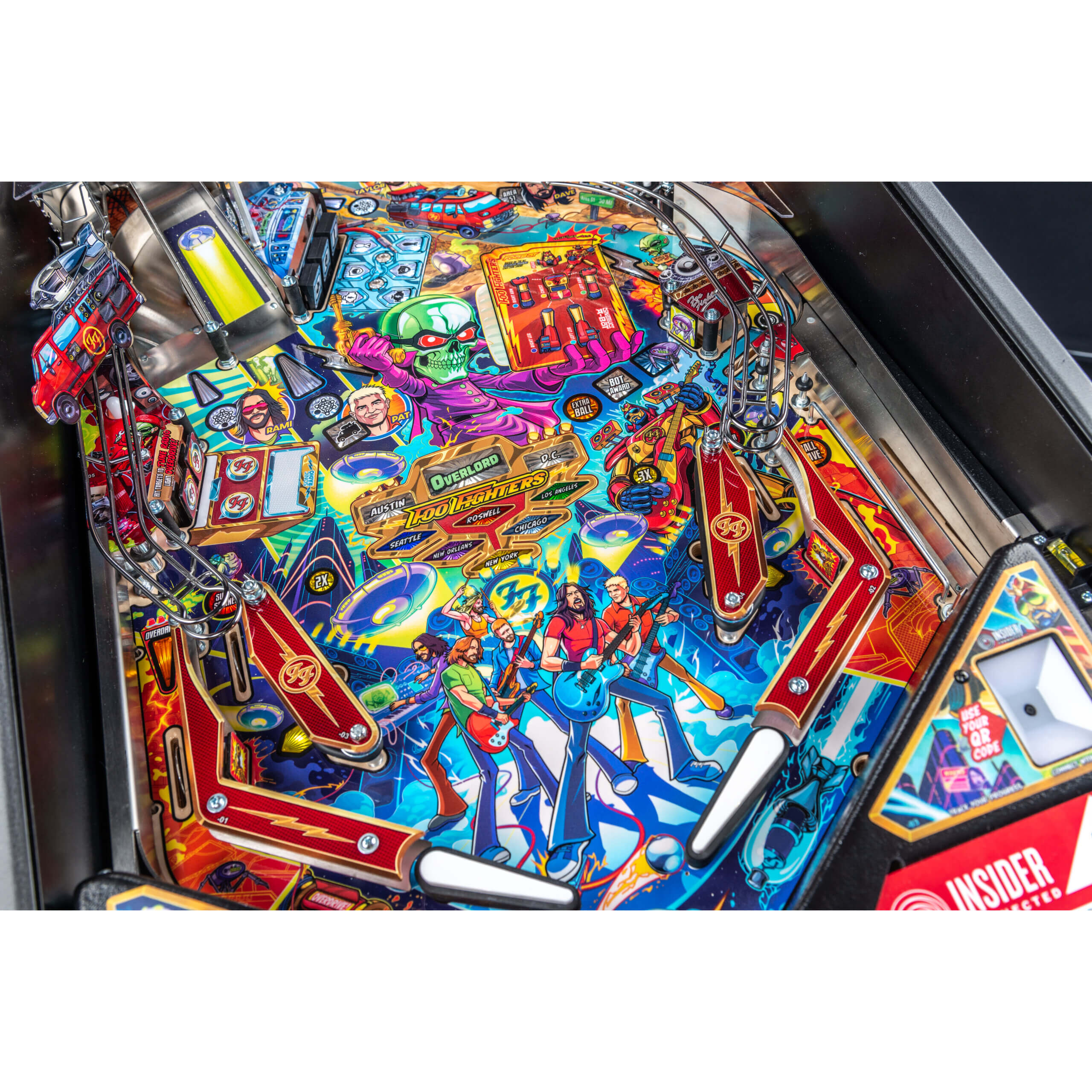 Foo Fighters Pro Pinball Machine by Stern - Image 10