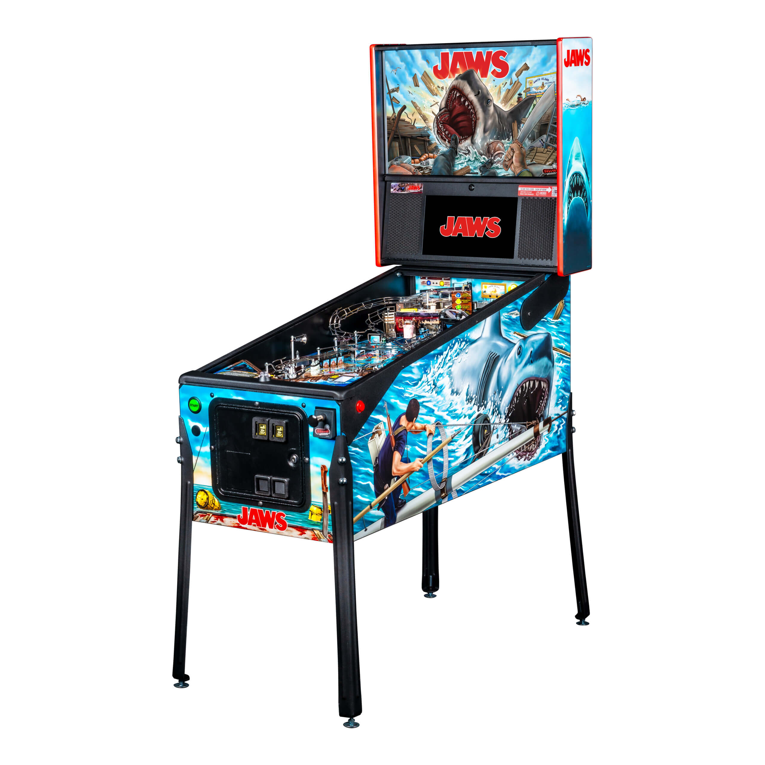 Jaws Premium Pinball Machine by Stern - Image 2