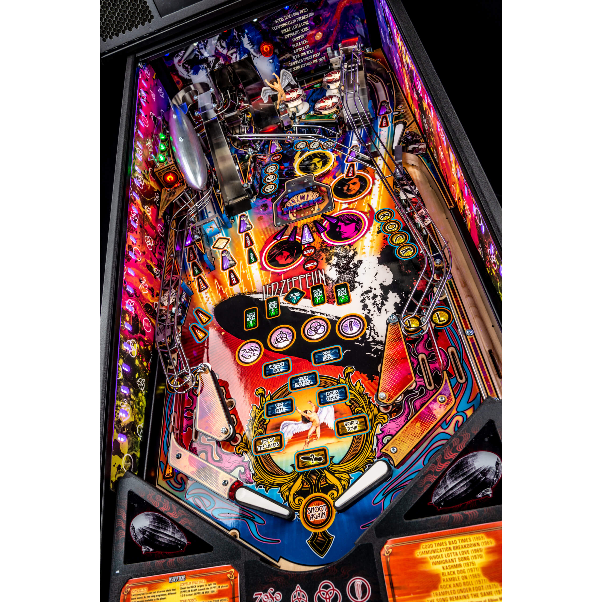 Led Zeppelin Premium Pinball Machine by Stern - Image 5