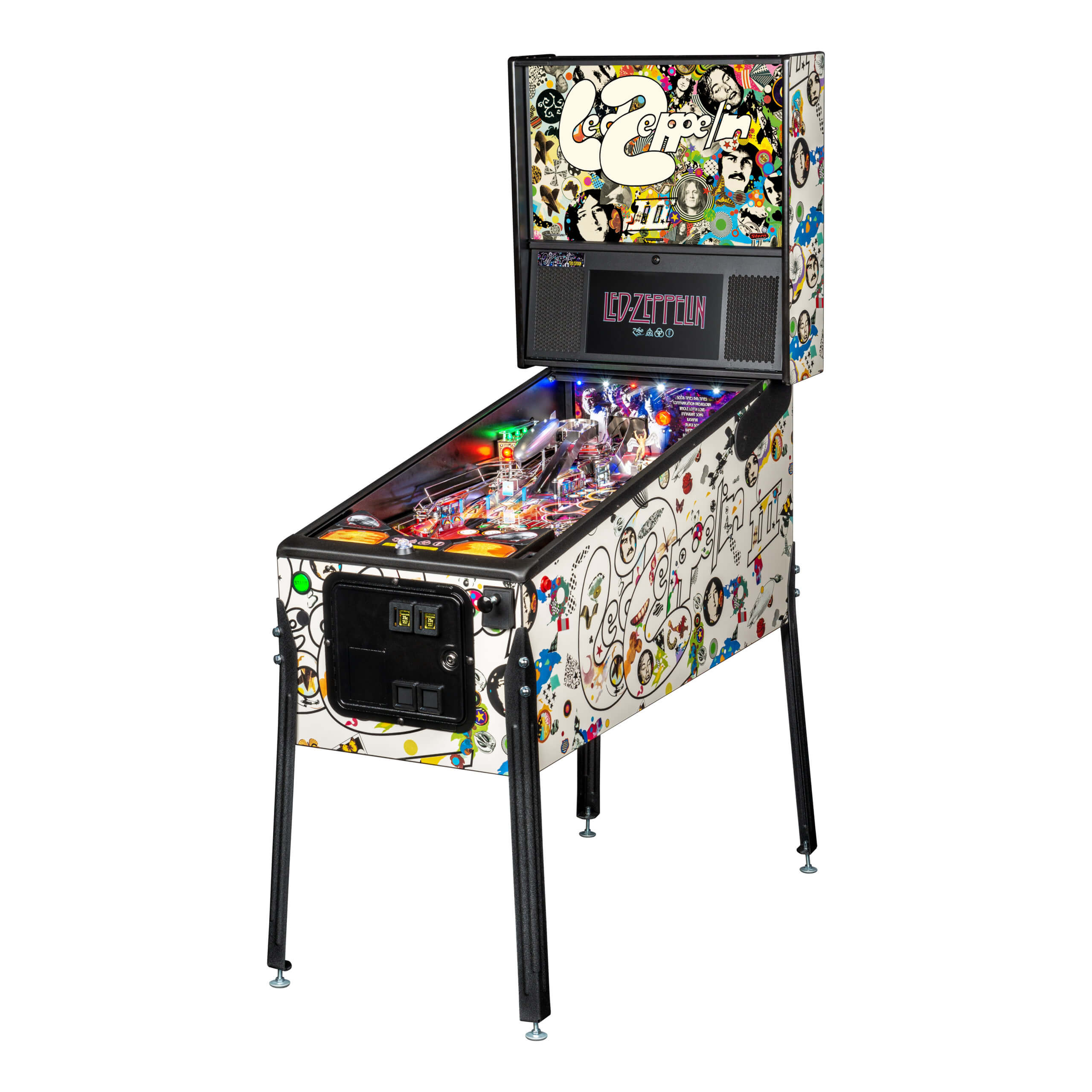 Led Zeppelin Pro Pinball Machine by Stern - Image 4