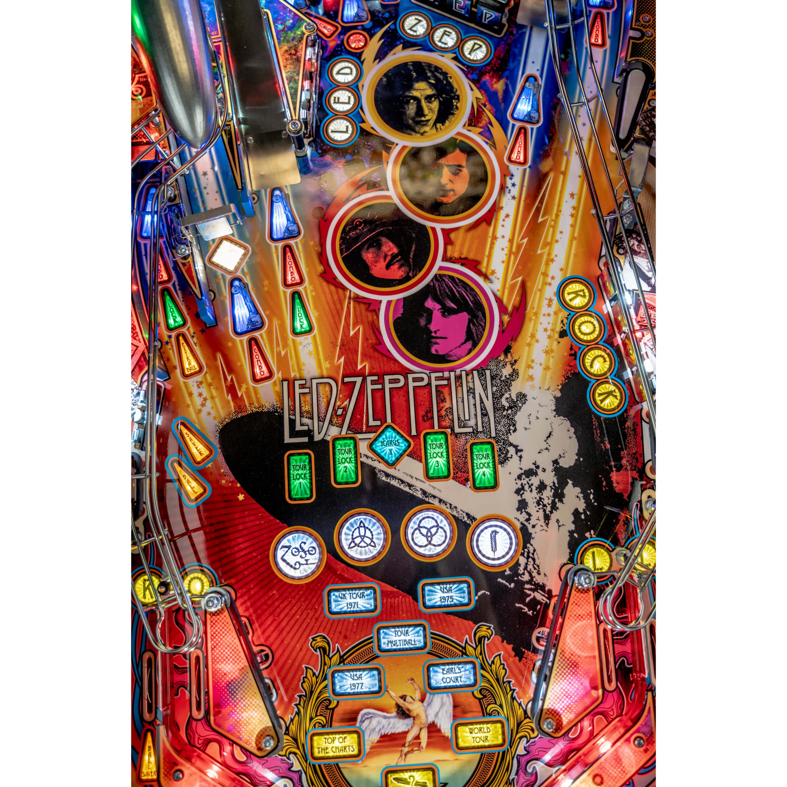 Led Zeppelin Pro Pinball Machine by Stern - Image 6