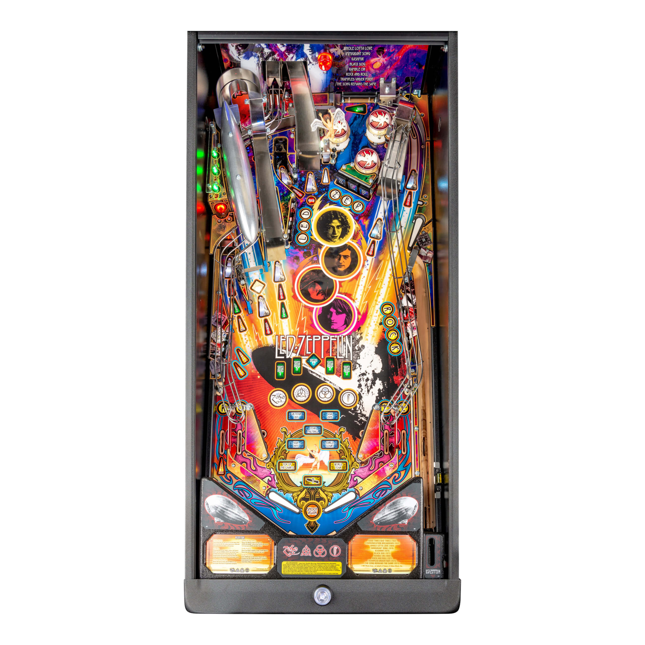 Led Zeppelin Pro Pinball Machine by Stern - Image 5