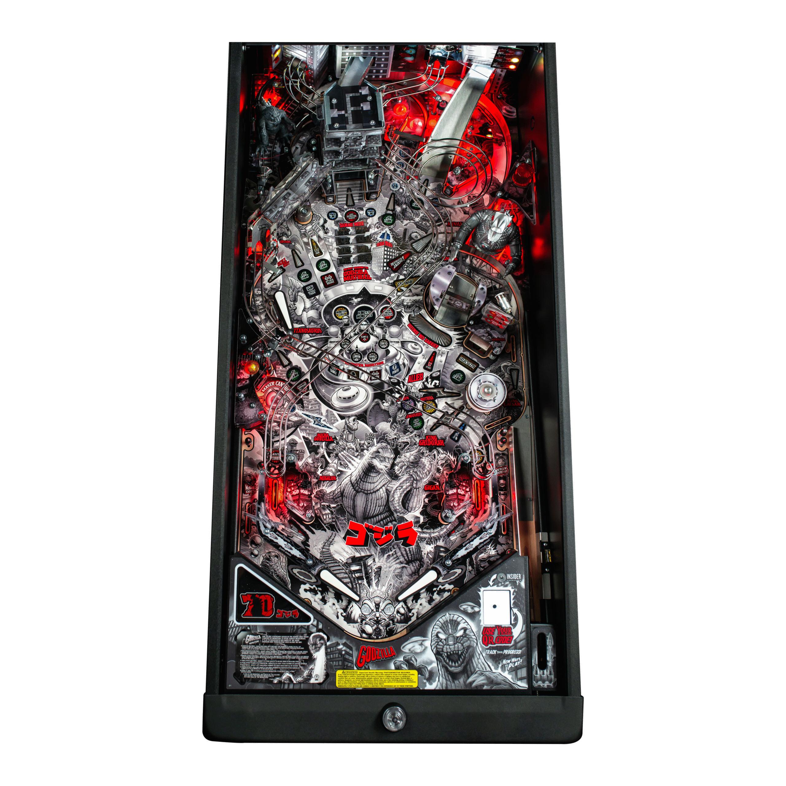 Godzilla 70th Anniversary Premium Pinball Machine by Stern - Image 3