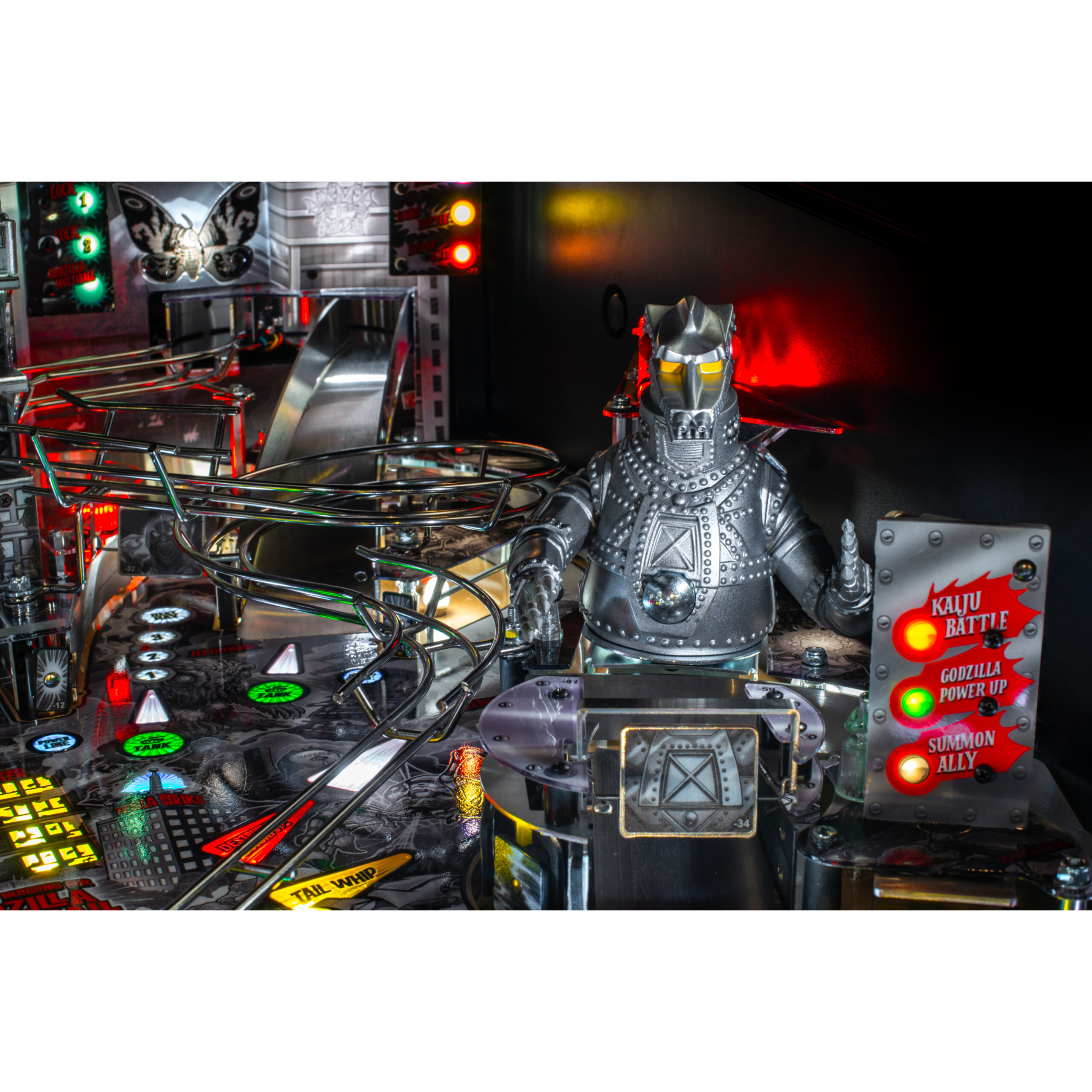 Godzilla 70th Anniversary Premium Pinball Machine by Stern - Image 5