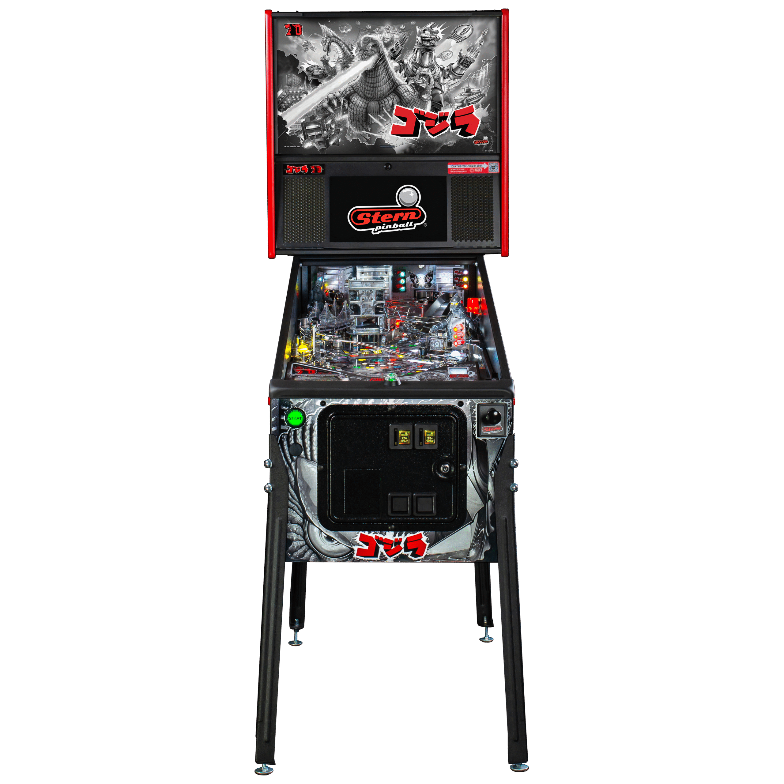 Godzilla 70th Anniversary Premium Pinball Machine by Stern - Image 4