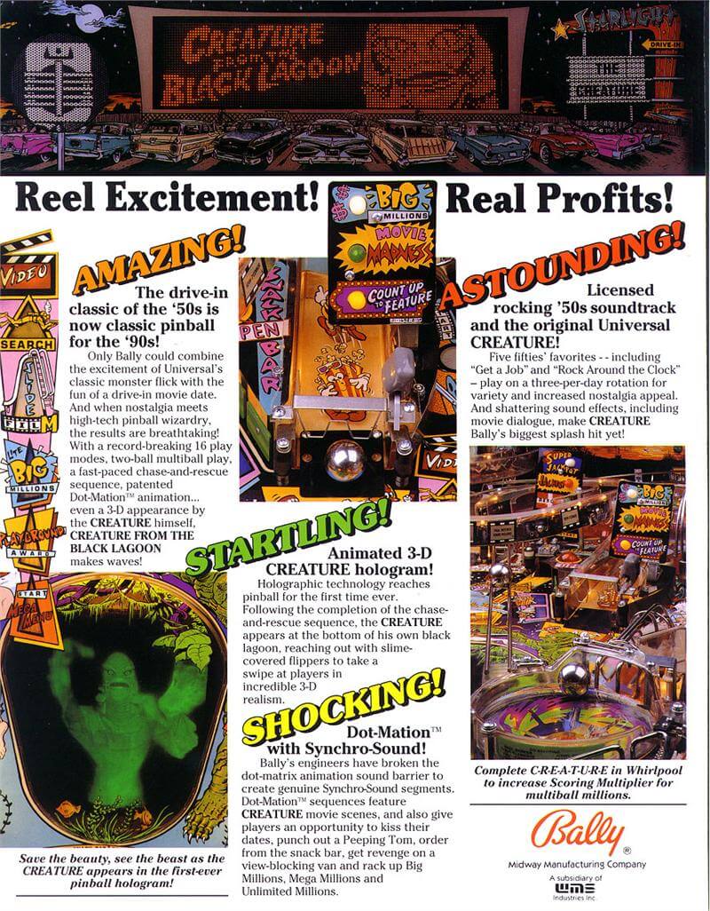 Creature From the Black Lagoon Pinball Machine by Bally - Image 11