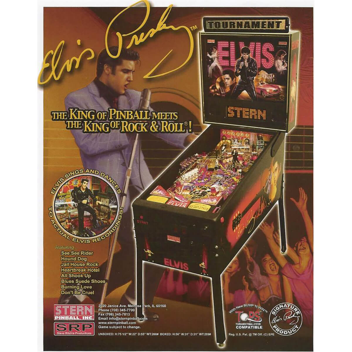 Elvis Pinball Machine by Stern - Image 7