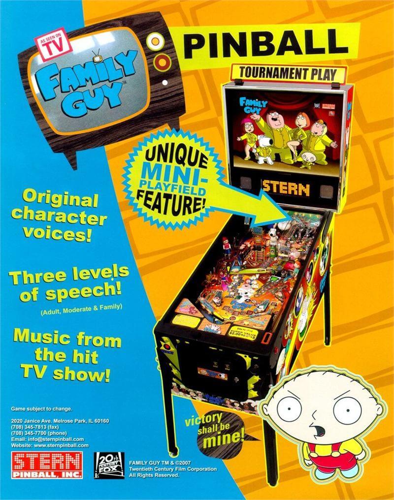 Family Guy Pinball Machine by Stern - Image 9