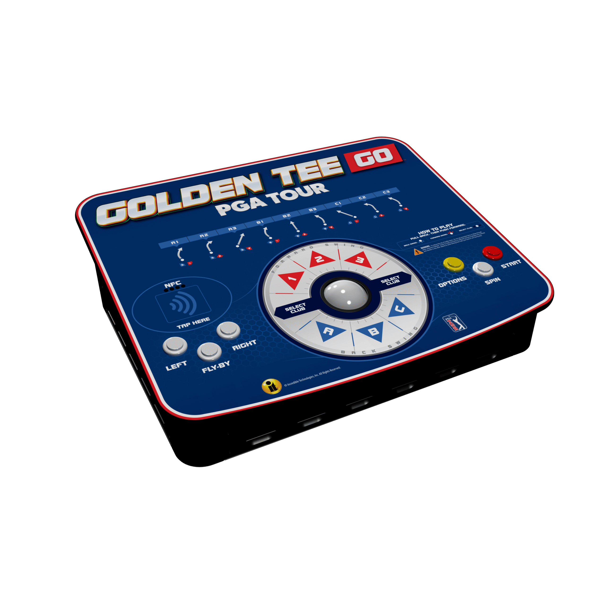 Golden Tee PGA TOUR Go Portable Golf Arcade Game
