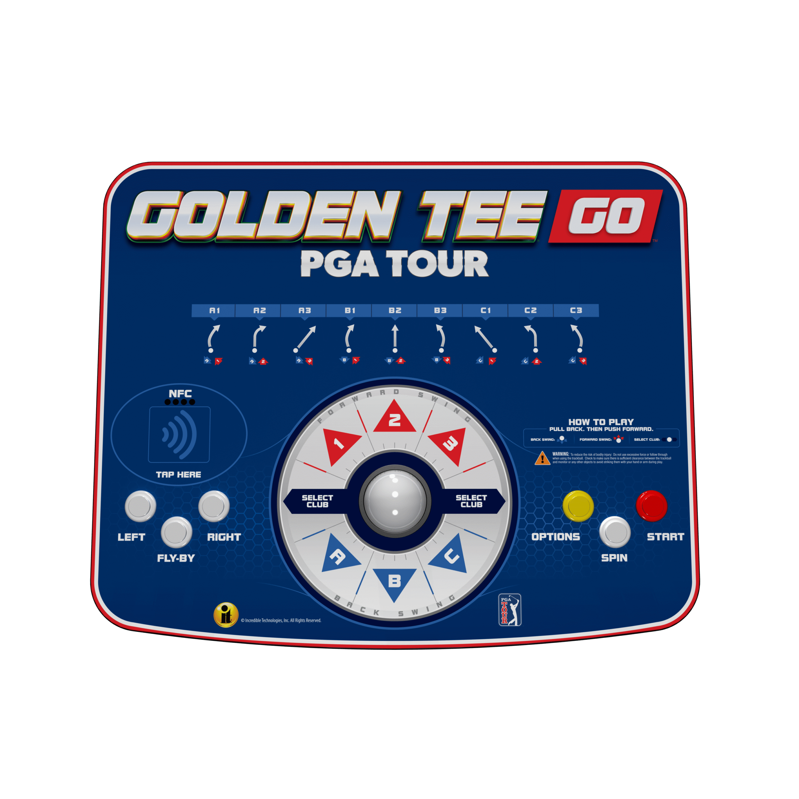 Golden Tee PGA TOUR Go Portable Golf Arcade Game - Image 2