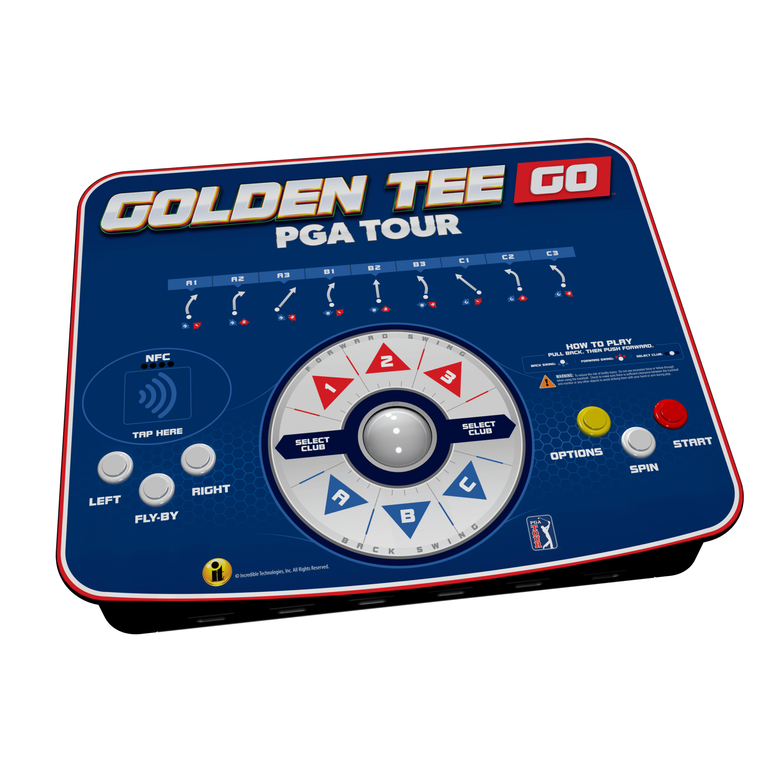 Golden Tee PGA TOUR Go Portable Golf Arcade Game - Image 5