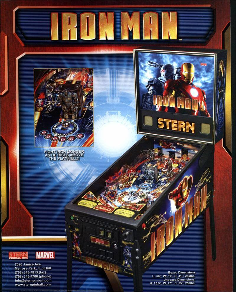 Iron Man Pinball Machine by Stern - Image 10