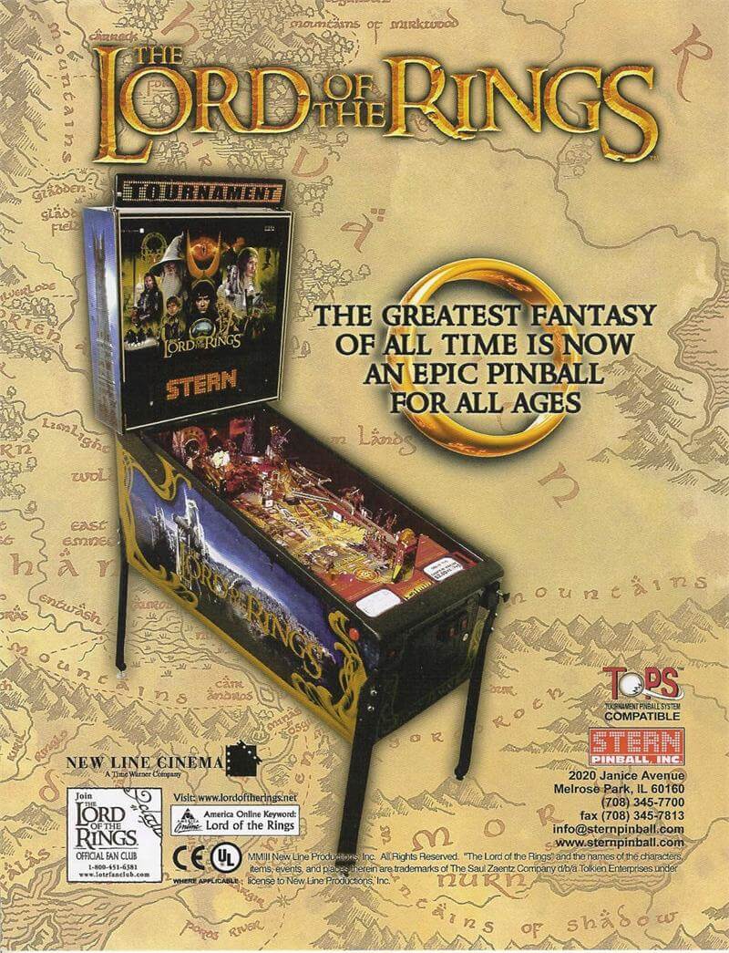 Lord of the Rings Pinball Machine by Stern - Image 9