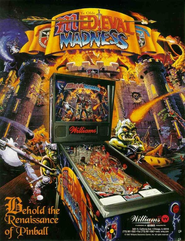 Medieval Madness Pinball Machine by Williams - Image 9