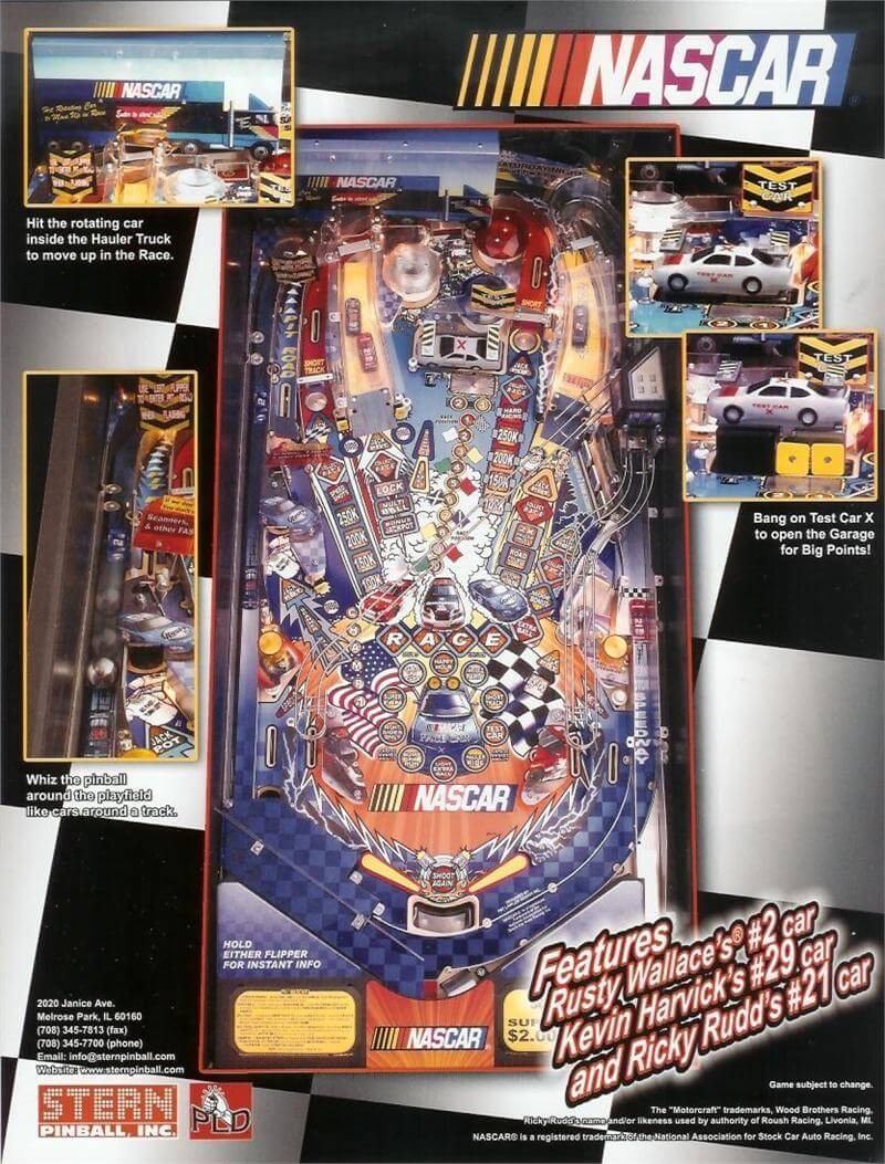 NASCAR Pinball Machine by Stern - Image 9