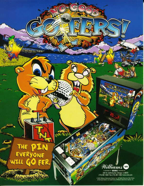 No Good Gofers Pinball Machine by Williams - Image 8