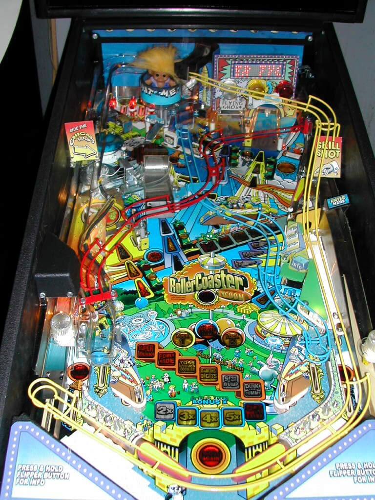 Roller Coaster Tycoon Pinball Machine by Stern - Image 2
