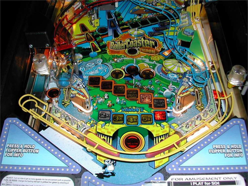Roller Coaster Tycoon Pinball Machine by Stern - Image 5