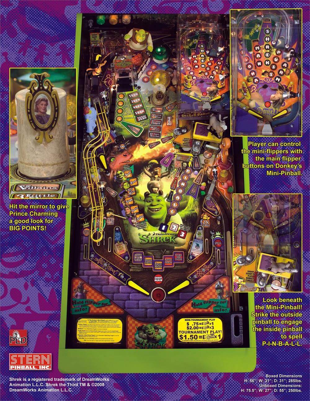 Shrek Pinball Machine by Stern - Image 9