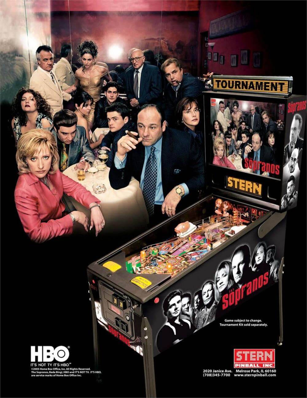 Sopranos Pinball Machine by Stern - Image 9