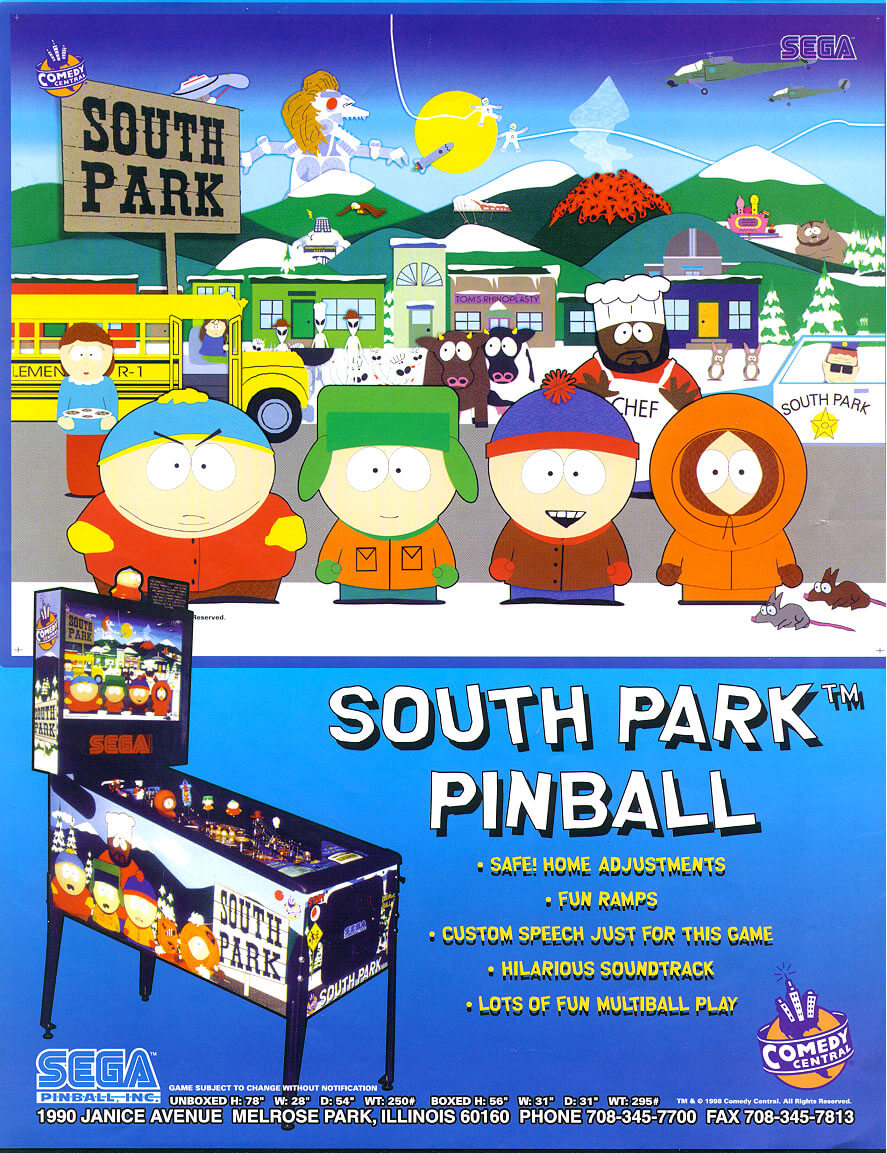 South Park Pinball Machine by Sega - Image 9