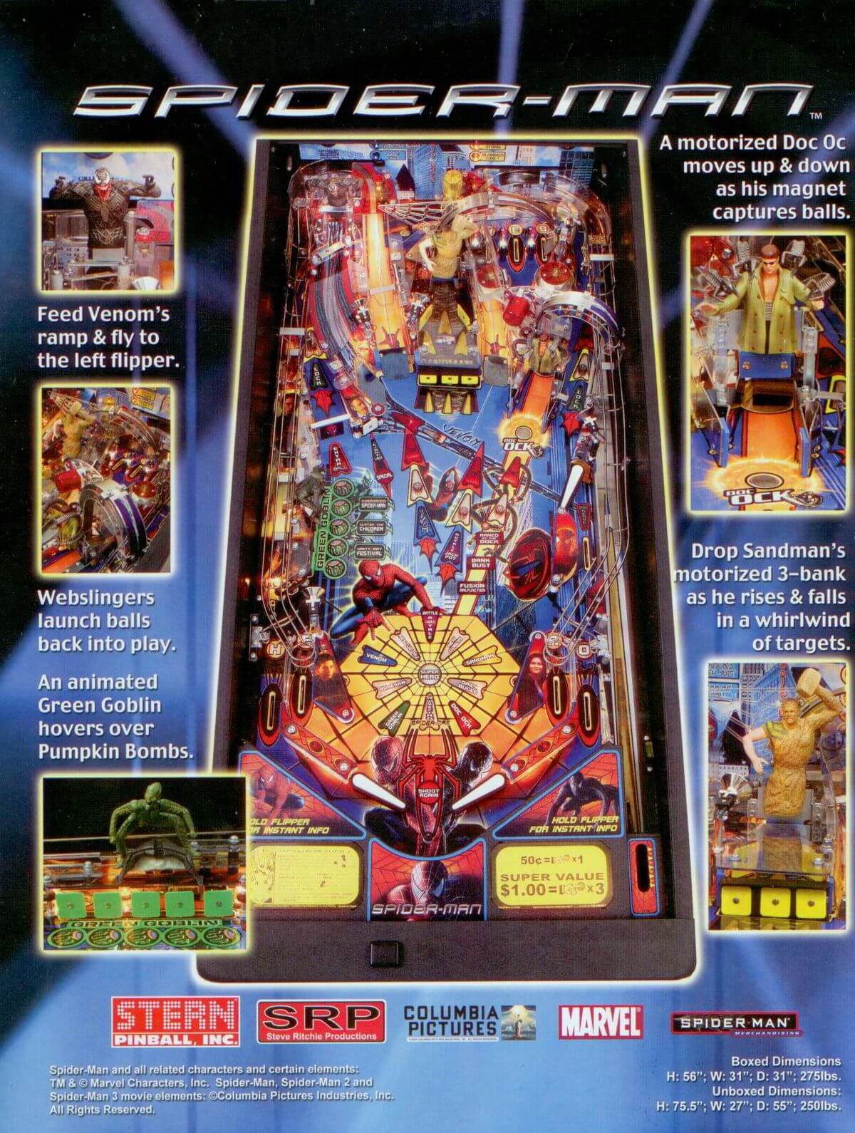 Spider-man Pinball Machine by Stern - Image 8