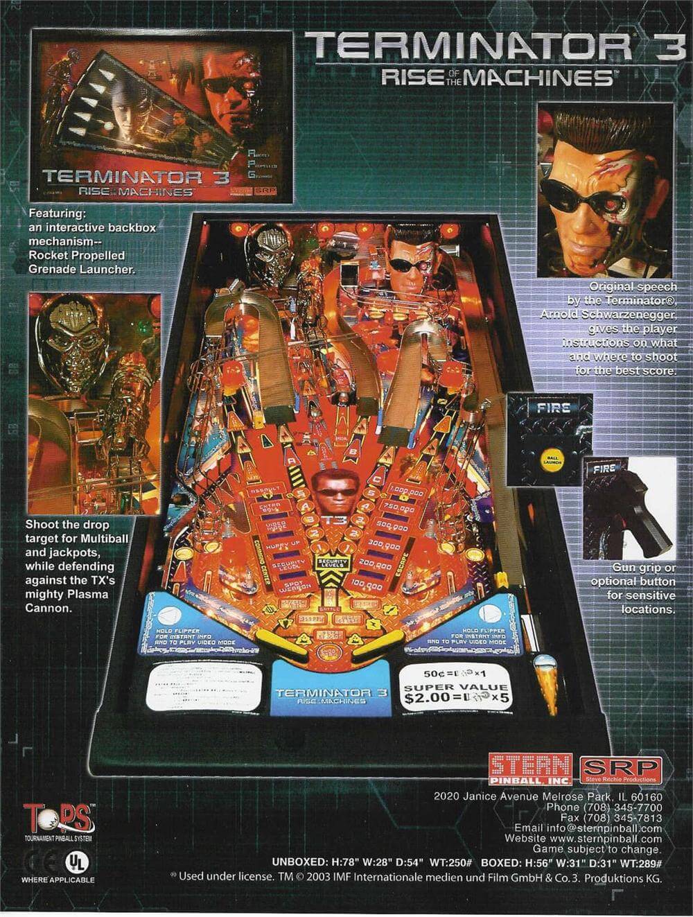 Terminator 3 Pinball Machine by Stern - Image 10