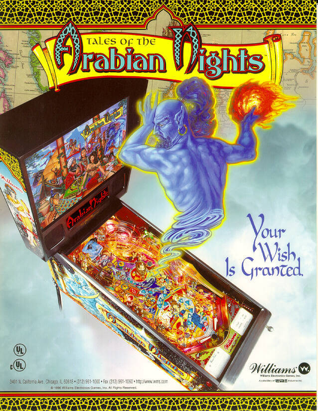 Tales of the Arabian Nights Pinball Machine by Williams - Image 8