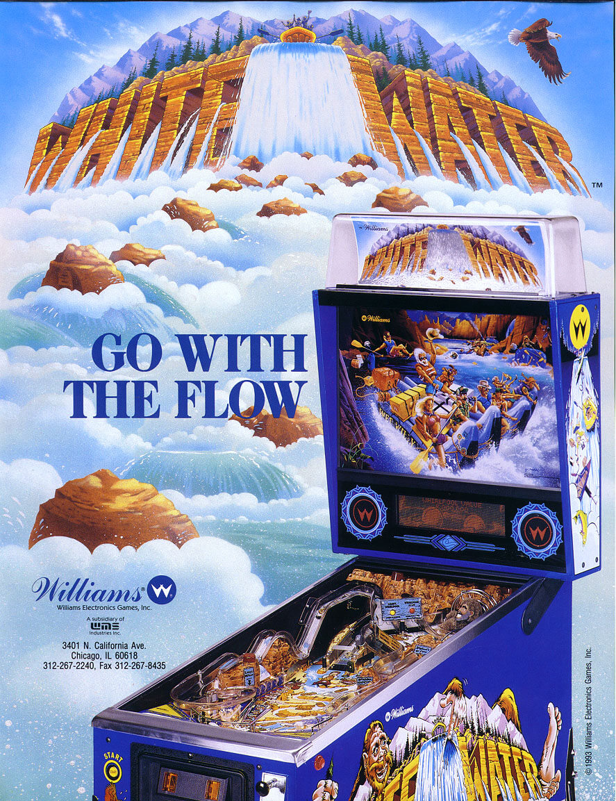 White Water Pinball Machine by Williams - Image 9
